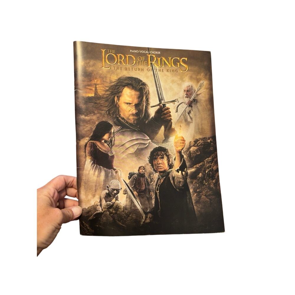Lord of the Rings Return of the King Piano Vocal Chords Songbook Sheet Music